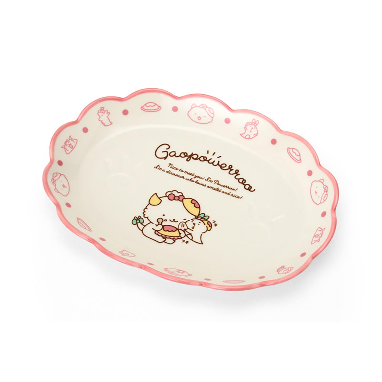 

Sanrio Gaopawaru Plate and Dryer 507296 (Omurice) - Ceramic, Microwave, Dishwasher, Safe,