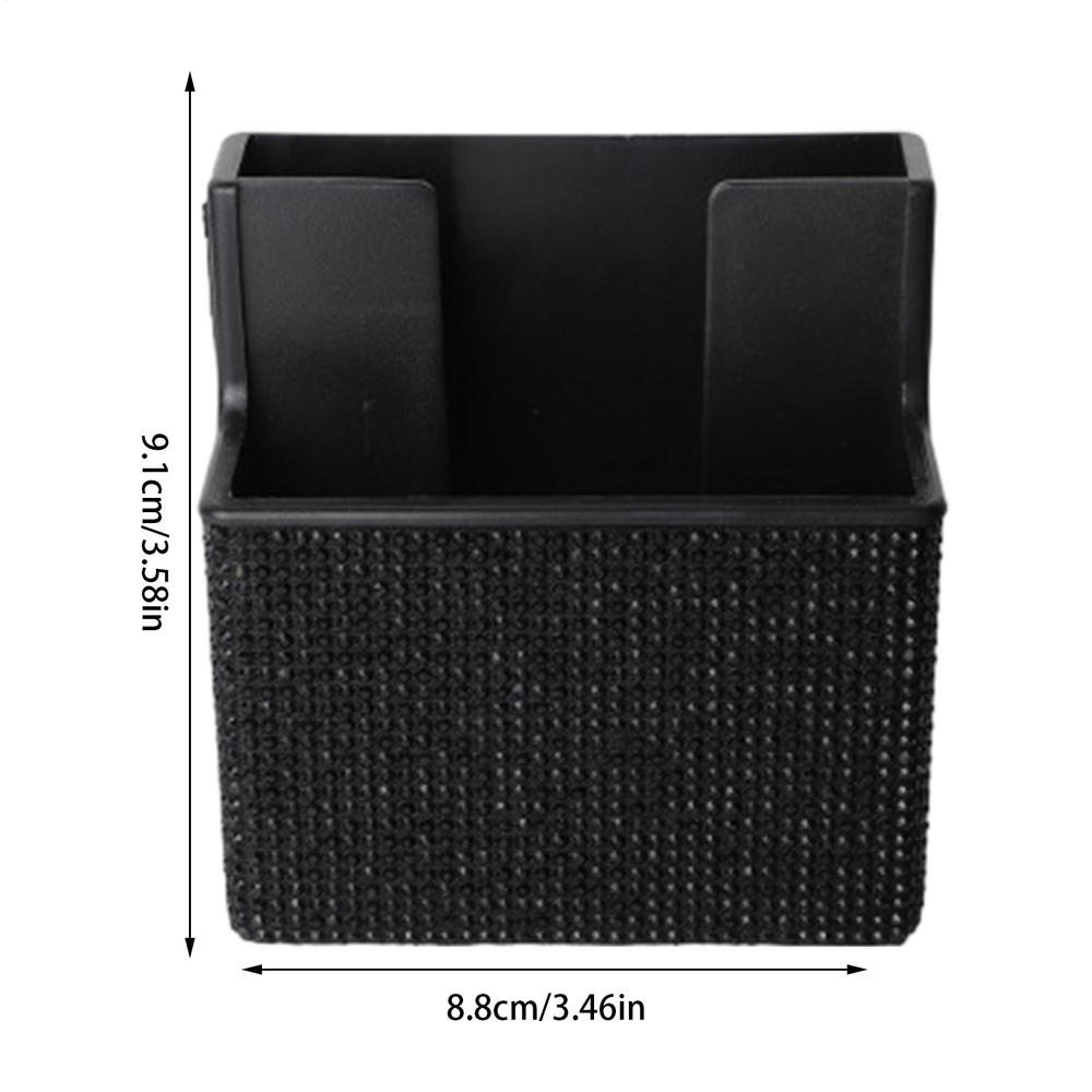 Stick On Organizer For Car Phone Storage Box For Car Auto Interior Phone Holder For Travel Road Trip Camping Backseat Office