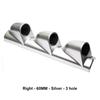 Supporto per Pod Portastrumenti Universale per Auto 52/60mm Montaggio su Montante A Triplo 3 Fori Pod per Strumenti Tazza per Strumenti Cruscotto ABS Nero Accessorio per Auto