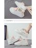 2025 Spring Women's White Breathable Versatile Sneakers - Casual Canvas with Soft Sole for Spring & Autumn