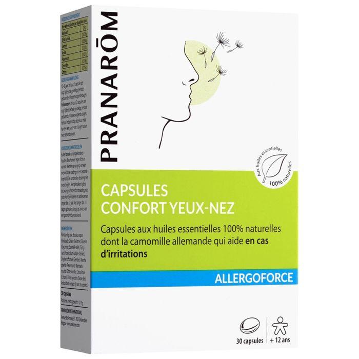 Pranarom Allergoforce Capsules Confort Yeux-Nez 30 Capsules