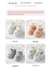 Newborn Baby Soft Sole Cotton Shoes - Thickened Velvet, Anti-Drop Foot Covers for Boys & Girls (0-1 Year)