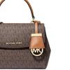 Michael Kors Ava Logo Letter Taška přes rameno Crossbody taška Mini Kabelka z potaženého plátna Dámské tašky Hnědá 32S5GAVC1B-BRONZO