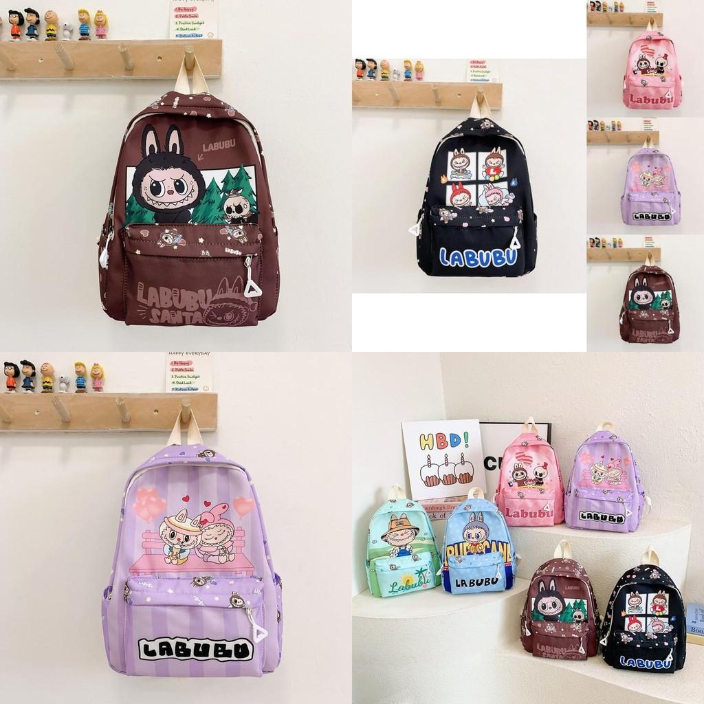 Cute Colorful Nylon Backpack For Kids With Air Cushion Straps Ideal For School Use