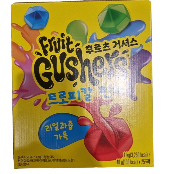 General Mills Fruit Gushers Gummy 40g x 25packs One thing