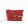 LOEWE Avenue Shoulder Bag Repeat anagram ChainShoulder Red Calfskin Women Used