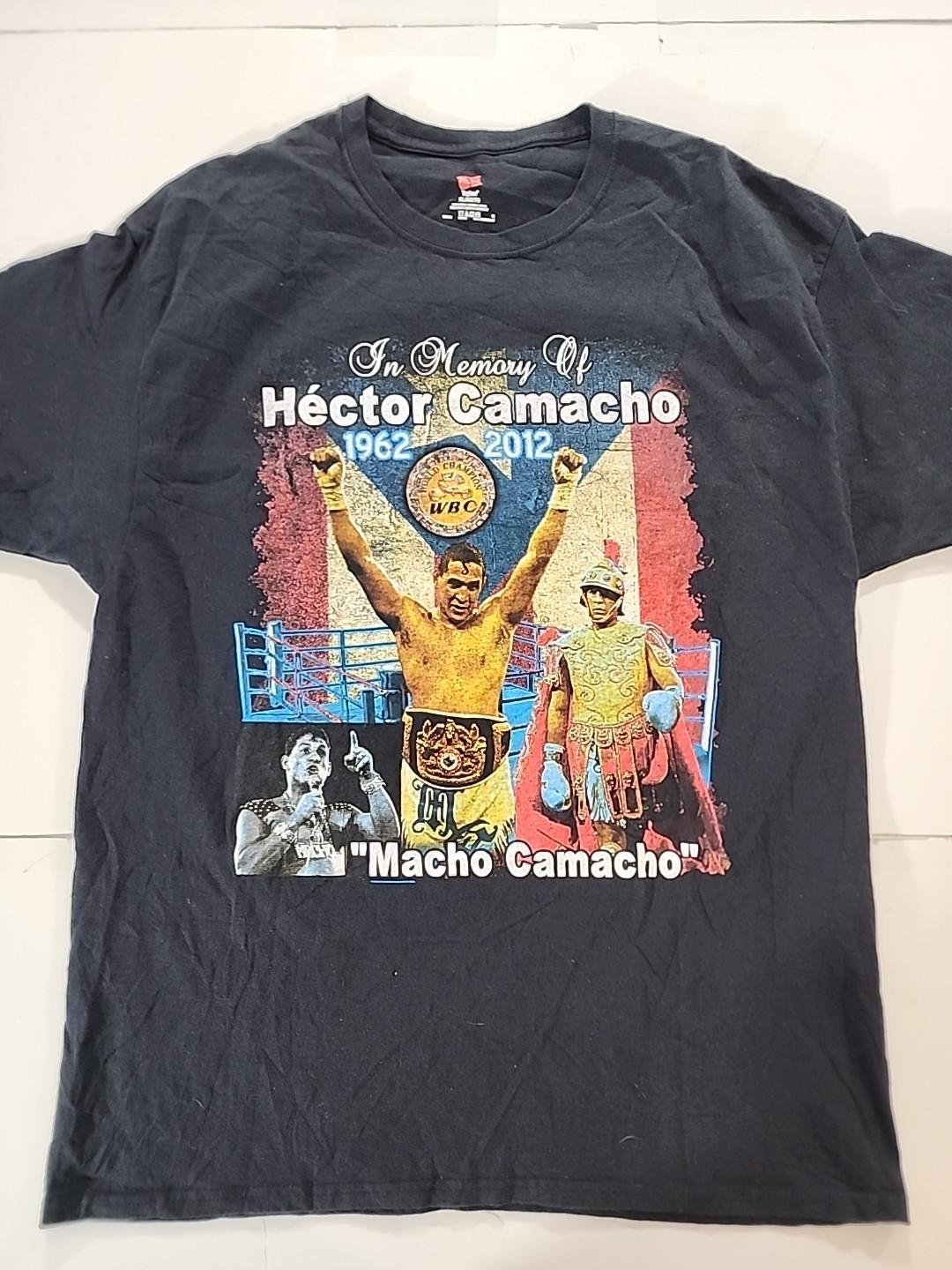 Hector Macho Camacho Memorial Shirt XL Double Sided WBC Record Graphic Tee Hanes Unisex T-Shirt S