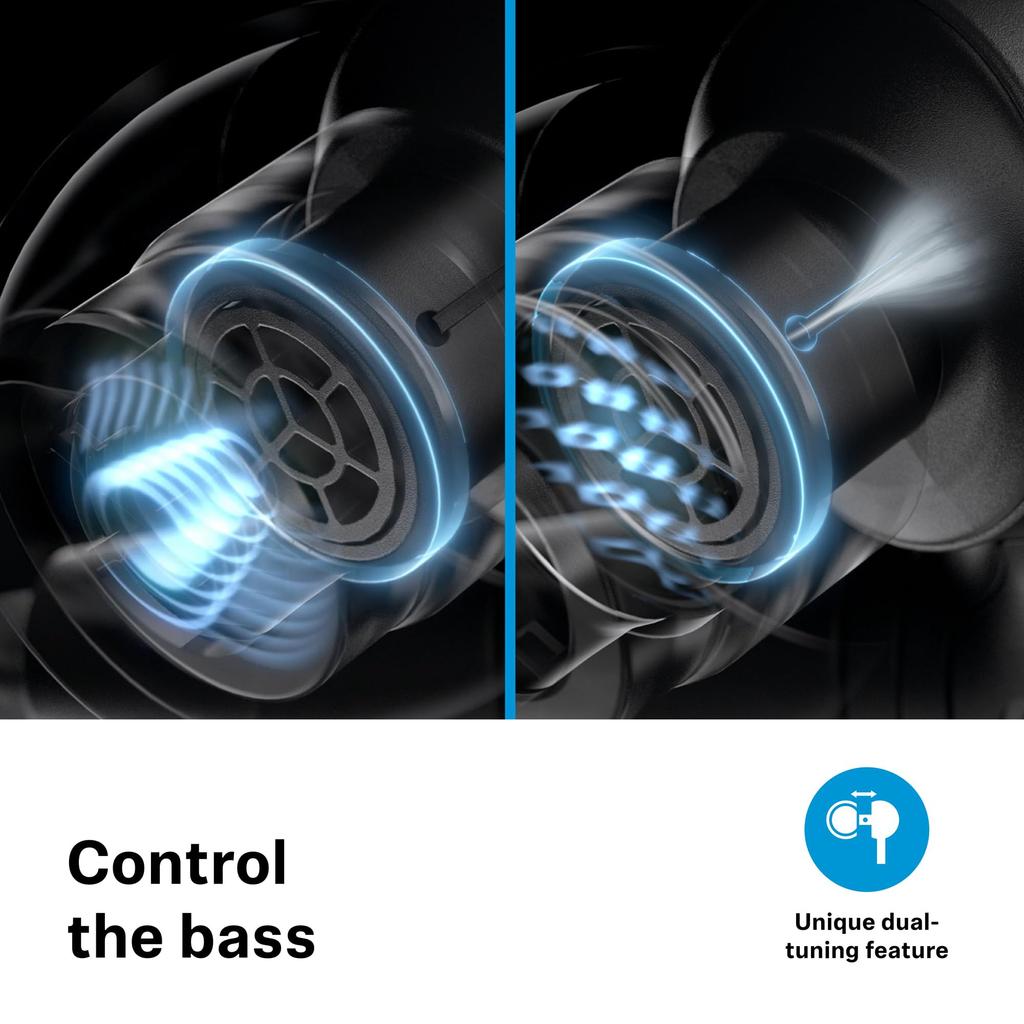 Sennheiser Earphones Wired IE 200 Black Dynamic Canal Audio File Gaming TrueResponse Transducer Blade Cable Earhook Earphones Dual Tuning System