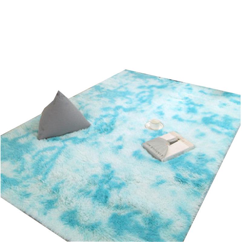 Nordic Tie-Dye Non-Slip Plush Carpet for Living Room & Bedroom - Children's Sofa Rug