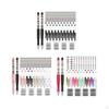 1.0mm Ballpoint Pen Set, Christmas Decoration Pen, 300 Pack Filling Pens, DIY Journal ,