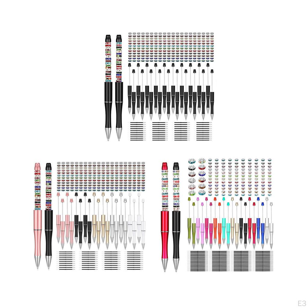 1.0mm Ballpoint Pen Set, Christmas Decoration Pen, 300 Pack Filling Pens, DIY Journal ,