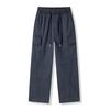 American trendy brand Lyocell large pocket overalls casual pants men's trend loose wide-leg straight elastic waist trousers