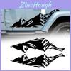 Car Snow Sticker Mountain Graphics Car Door Decals Outdoor Stickers For Jeep Suv
