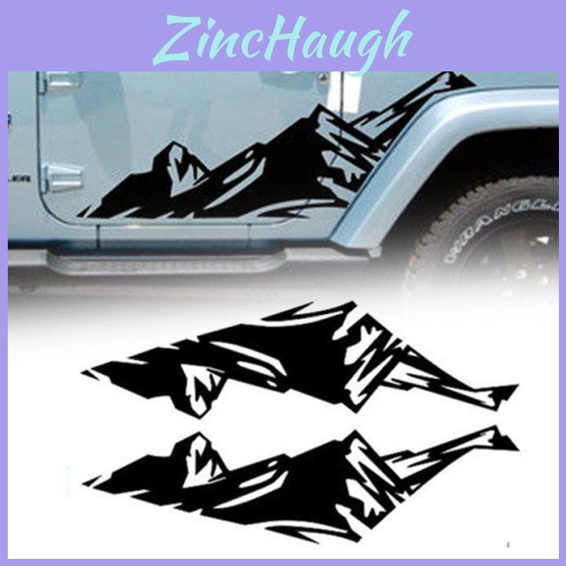 Car Snow Sticker Mountain Graphics Car Door Decals Outdoor Stickers For Jeep Suv