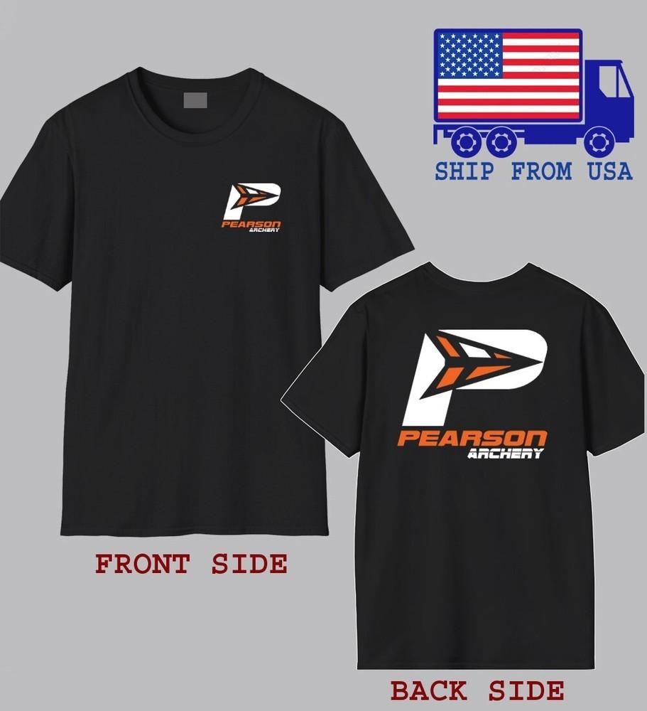 Pearson Archery Men#039;s Black Size S5XL Unisex T-Shirt S