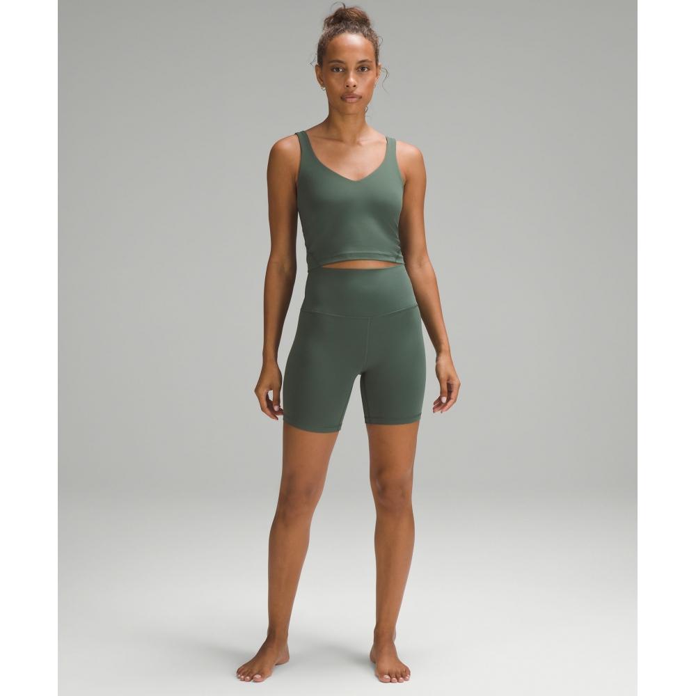 Lululemon Align  High Rise Short 6  Dark Forest