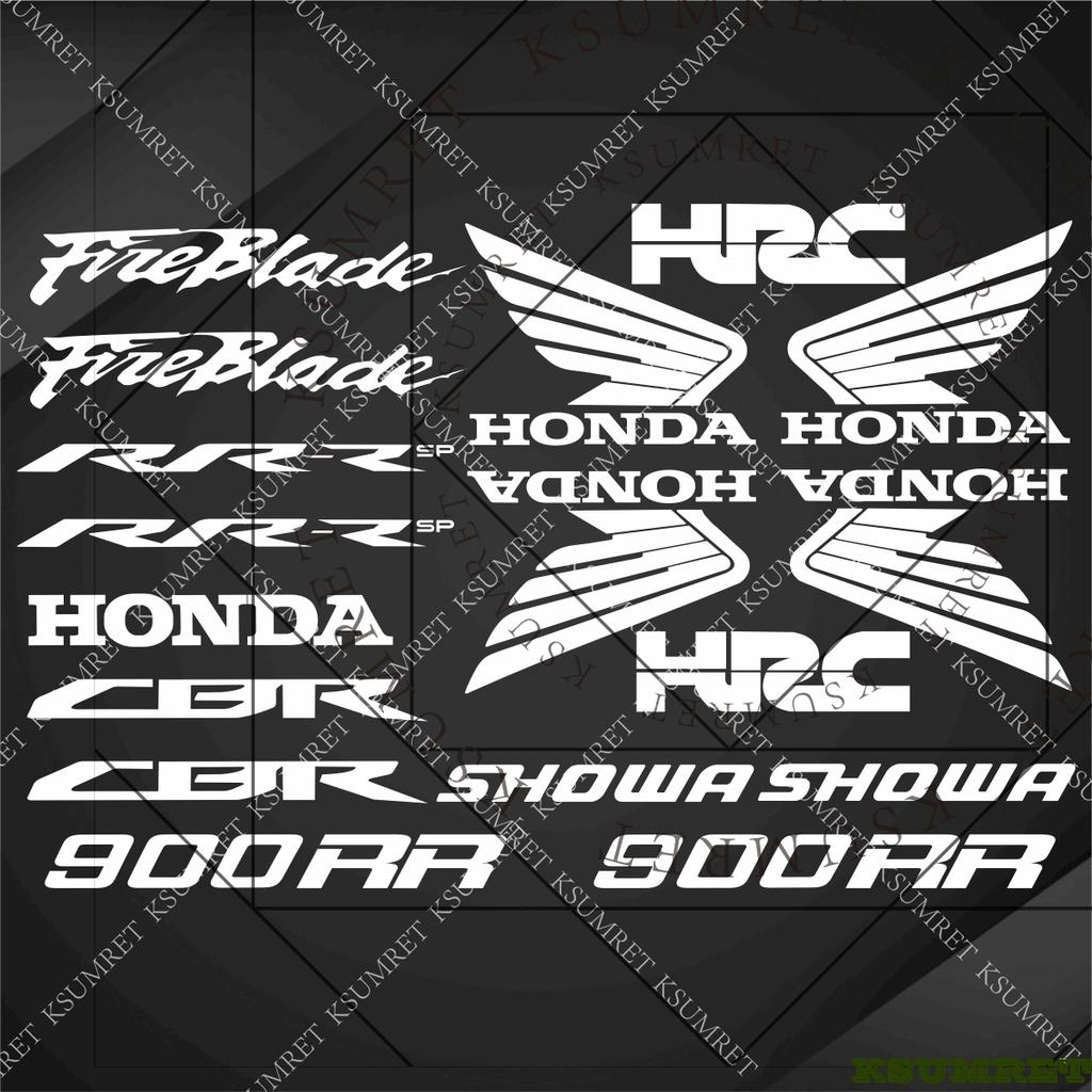 JIB3 For Honda Fireblade Motorcycle Stickers CBR900RR RR-R SP HRC Racing Logo Decal Waterproof