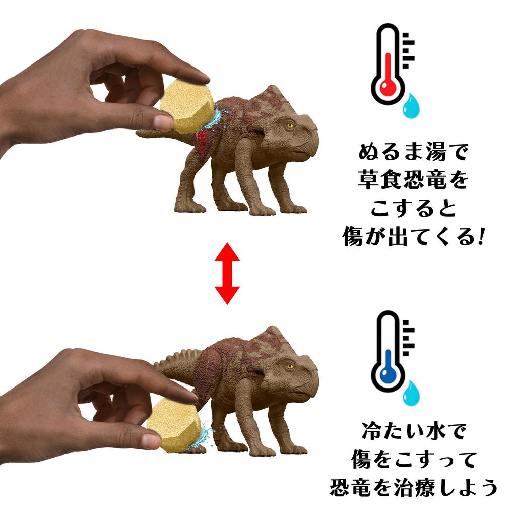 Mattel Jurassic World Dinosaur Battle Arena Figures for Set of 2 Dinosaur Complete Box Ages 6 and Kids, Playsets, Set, Up, Multi-Purpose, 986B-JDC59