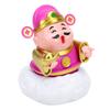 Caishen Statue Solar Powered Auto Shaking Tsai Shen Yeh Figurine Wealth Fortune Statue for Home Store   Car