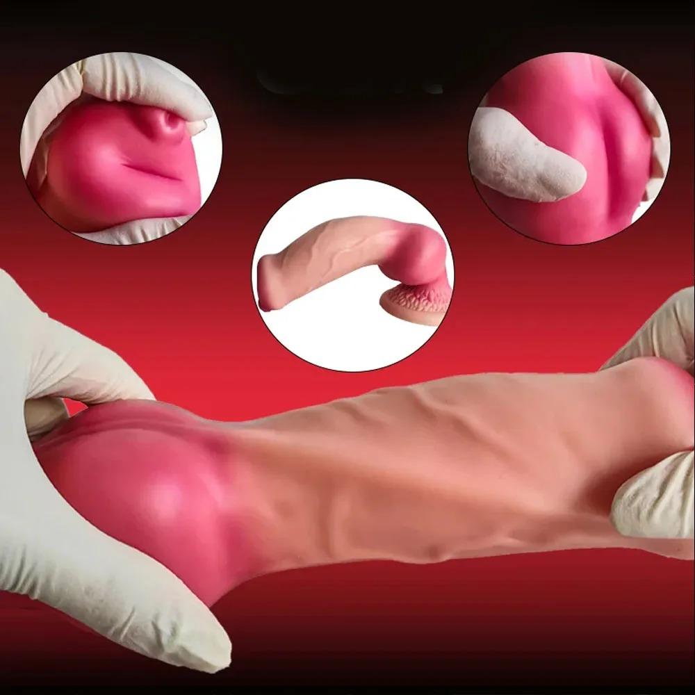 Realistic Dog Dildo Big Butt Anal Plug Vaginal Masturbation Adult Dildos Sex Toys for Male and Female Huge Monster Horses Penis