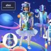 Kinder-Alien-Raumschiff Halloween-Kostüm für Schulparty & Cosplay