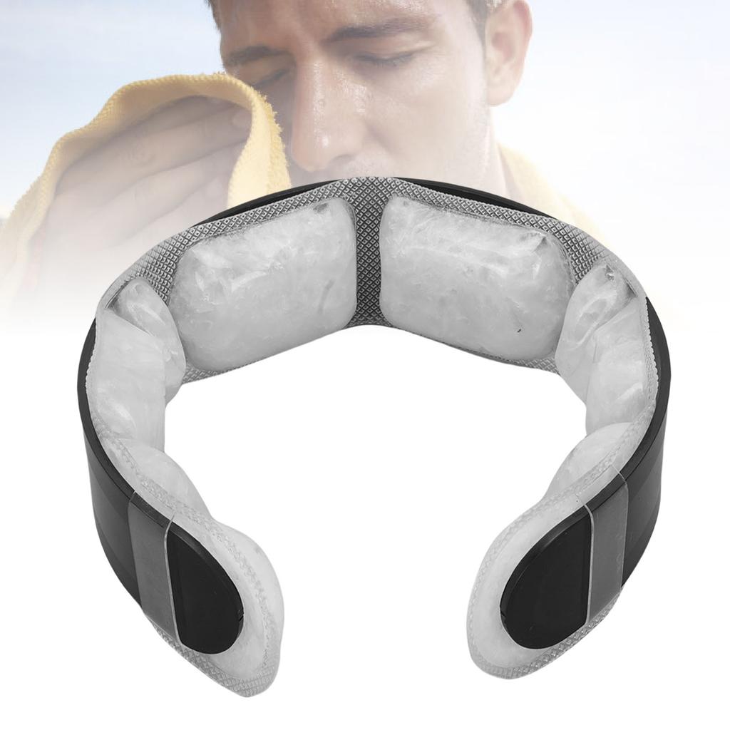Neck Cooling Tube TPU PCM Reusable Wearable Ice Cooling Neck Cooler for Heat Hot Weather Outdoor Sports