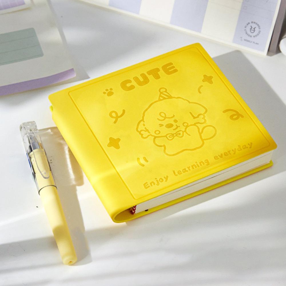 

Карманный блокнот с рисунком животных, 96 листов, блокнот, высококачественный дневник, подарочная книга жёлтый