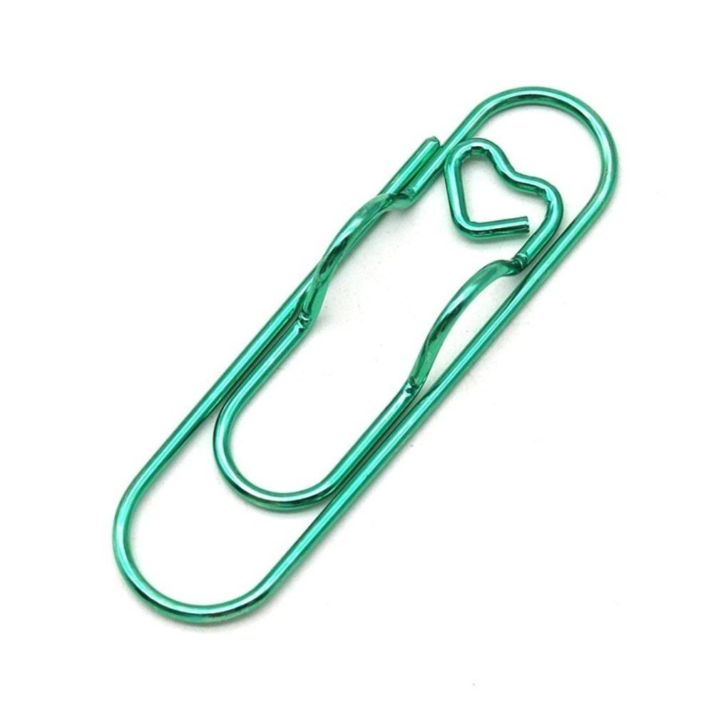 Love Model Paper Clips Metal Pen Holder Separator Pages Tags  School Supplies Accessories