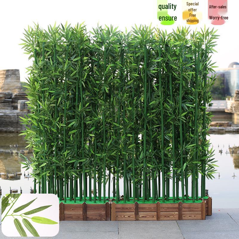 Indoor Faux Bamboo Partition Screen for Decoration