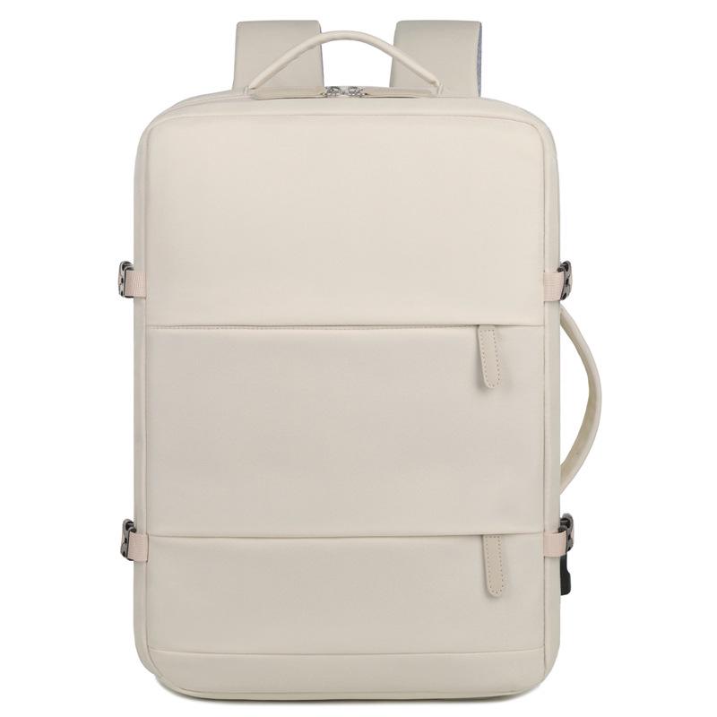 

Large Capacity Multi-functional Laptop Backpack - Simple Casual Travel & Business Double Shoulder Bag for College Students 45*32*15 cm грязно-белый