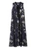 Plant Diary Print Dress CWFO264130 NVY 36 [CELFORD] Women's