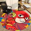 1pc Superhero Flash Office Round Area Rug, Under Office Chairs Bedroom Living Room Home Decor, Room Deco, Available in Various Sizes