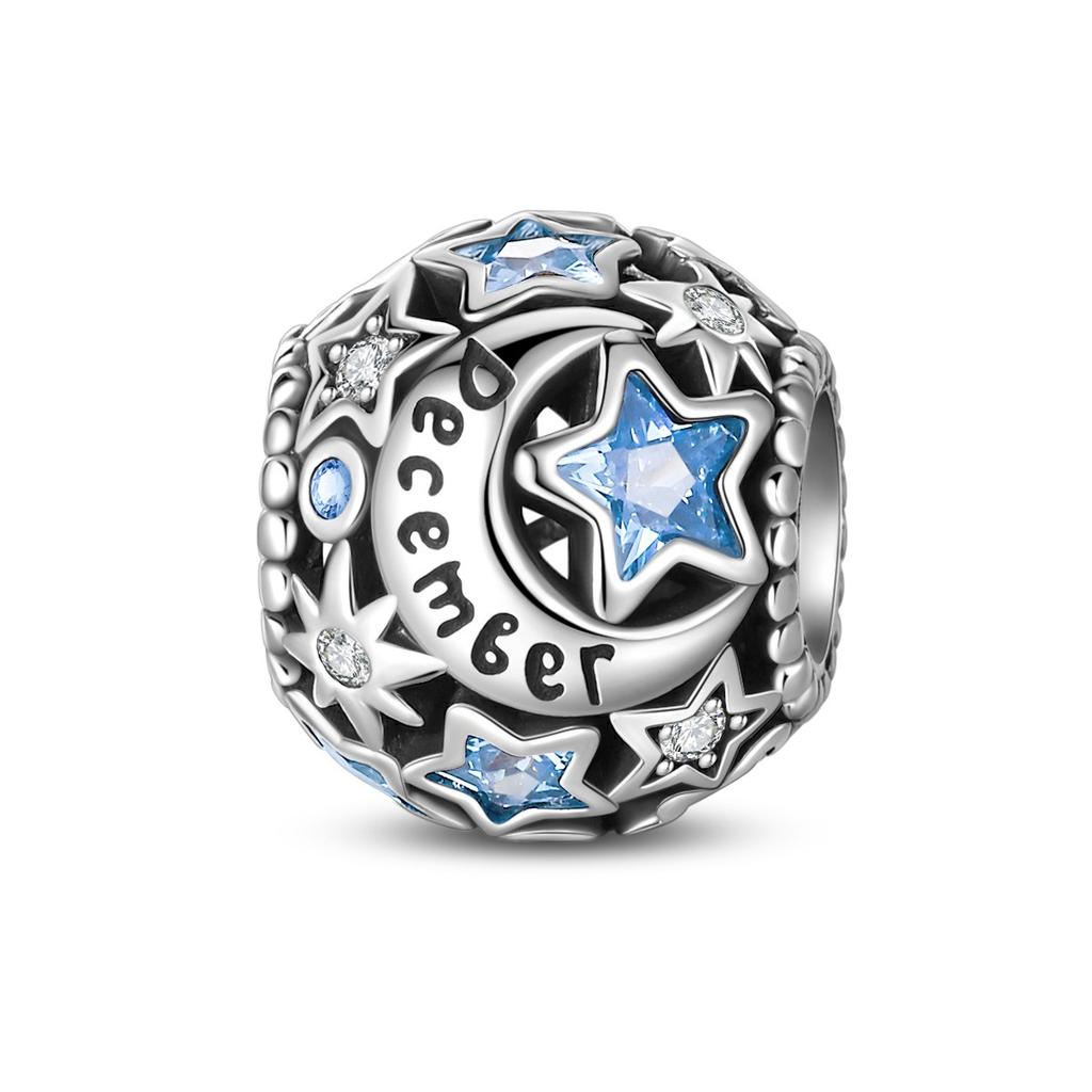 925 Silver Birthstone Charm Beads Beaded DIY Jewelry Accessories Bracelet Design 2026