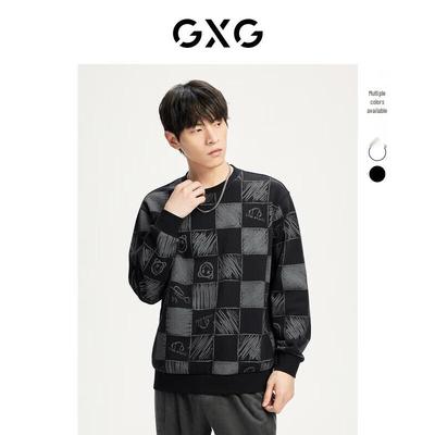 GXG 2024 Herbst Rundhals Langarm Grafik Sweatshirt