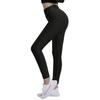 Women's Fashion Jacquarded High Elastic Sports Bodybuilding Cropped Pants Fitness Solided Color High Waist Hip Leggings