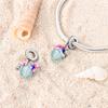 Authentic Charm Bead Charms copper Plated Dreamy Colorful Luminous Fish Pendants Compatible With Bracelets Ideal For Women Jewellery Making Gifts