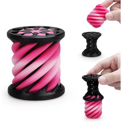 Impossible Cone, Cylinder-Shaped Spiral Cone Fidget Toy, 3D Printed Fidget Toys Stress Relief Autism Toy Home Office Decor Executive Desk Fidget Toys
