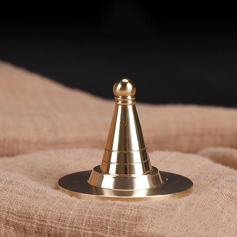 Chinese Ancient Style Incense Burner Incense Tools Pure Copper Tower Incense Model Set Desktop Ornaments DIY Incense Cones