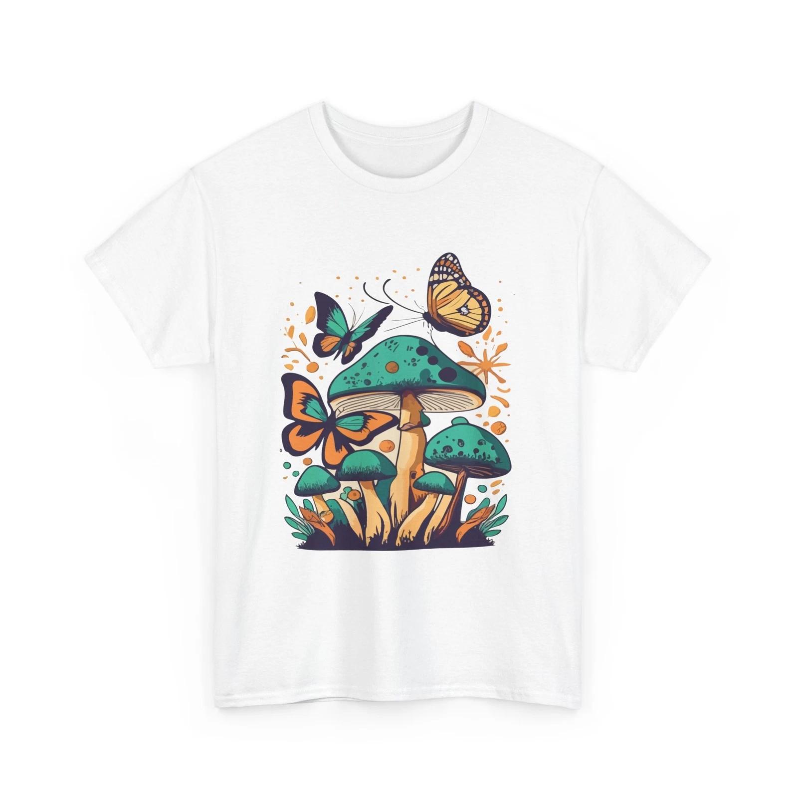 Butterfly Print Graphic T-Shirt for Women and Men | Stylish Casual Cool Tee S
