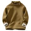 Jungen Halbrollkragen Samt Thermohemd für Winter & Herbst - Verdickte Mittlere & Große Kinderbekleidung