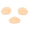 3 Pcs Eyebrow Lips Microblading Practice Skin Soft Silicone Eyebrow Lips Makeup Practice Skin for Novice