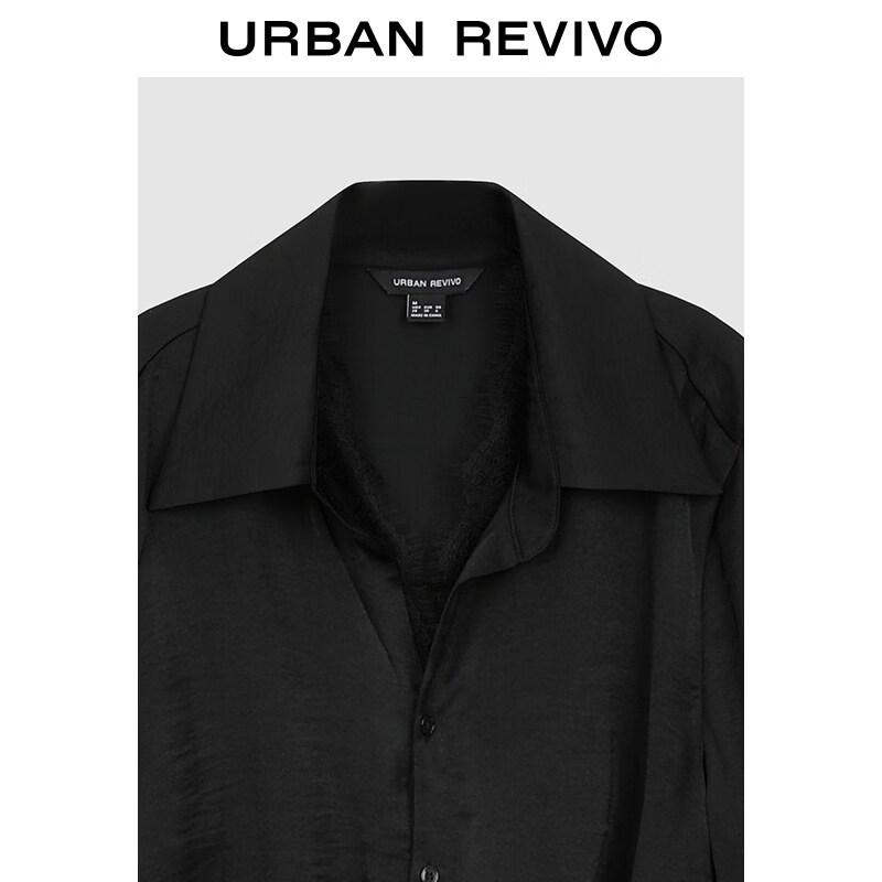 UR Women's Lapel Twisted Blouse Shirt