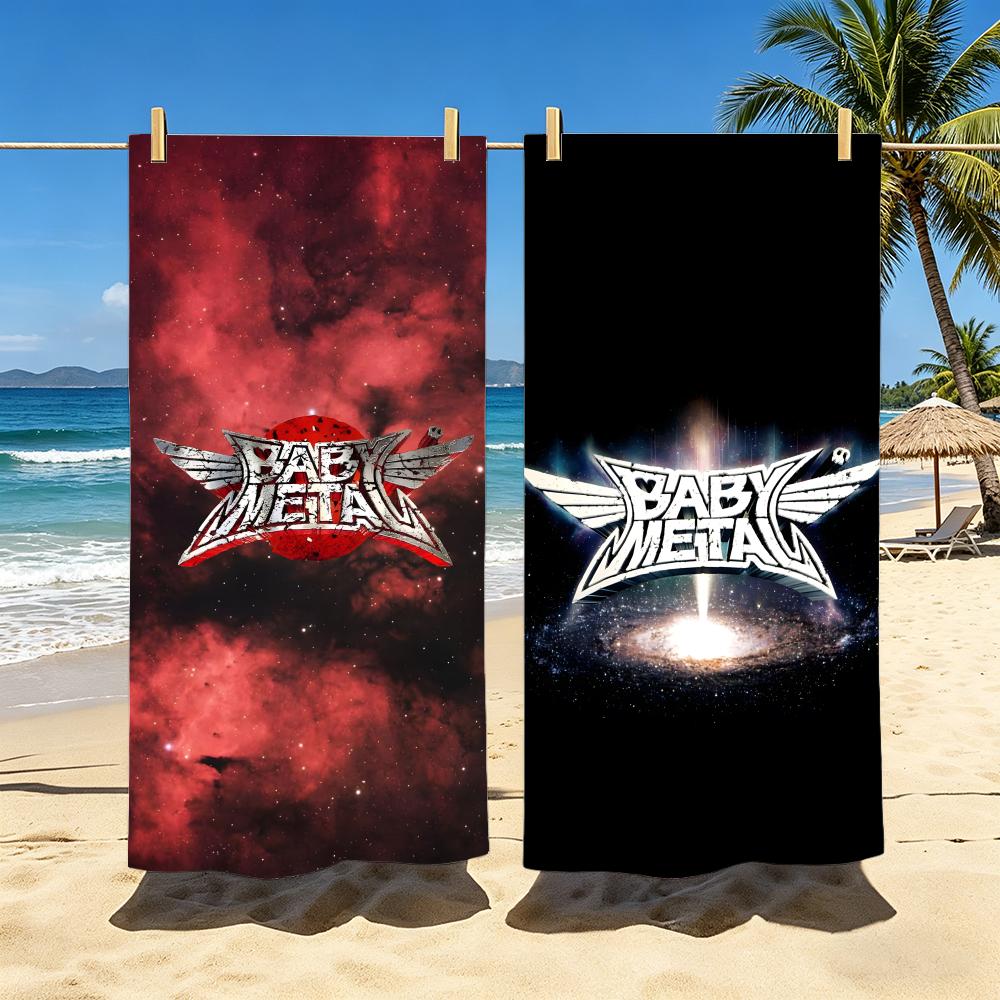 Band BABYMETAL Towel Towel Soft Pool Gift For Travel Gym Shower Camping Quick Dry Sports Large Beach Towels