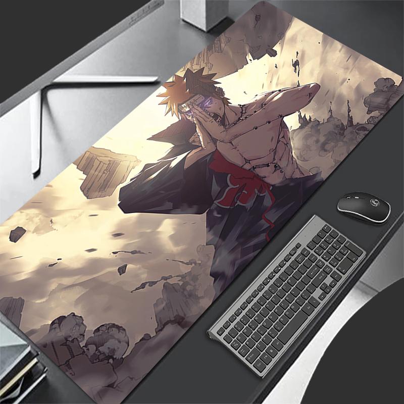 Design Sense Mouse Pad Naruto Gamer Computer Hd Print Desk Mat Keyboard Anime Gaming Xxl Accessories Lock Edge Popular Mousepad