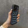 Phone Case Blue Heart-shaped Eyes Pattern For iPhone 17 16 Pro Max 11 13 12 14 15 8 7 Plus XS XR X 16E 17E Shockproof Soft Cover