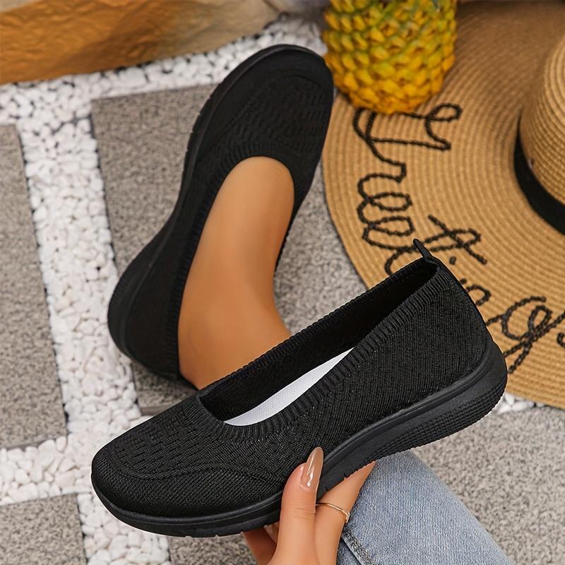 Women'S Slip-On Sneakers: Soft, Breathable Fabric + Flat Anti-Slip Sole Ideal for Daily Wear, City Walks, Light Activity. Stylish, Practical,