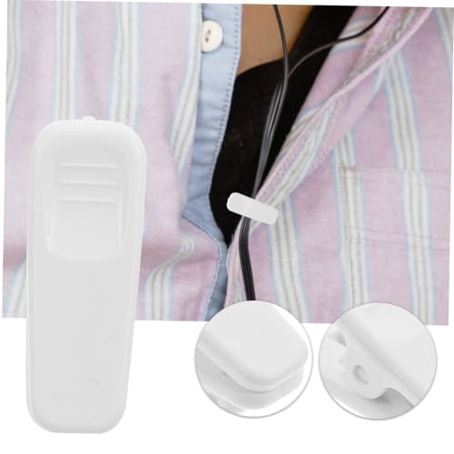EXAOMBLE 10pcs Ear Wire Clips, Headphone Cord Organizer, Tangle-Free Small Earphone Wire Holder, Office Cord Management Accessories