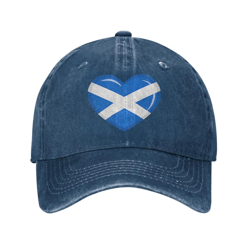 Scotland Scottish Flag Baseball Cap Vintage Distressed Washed Snapback Cap Men Women Summer Unstructured Soft Hats Cap