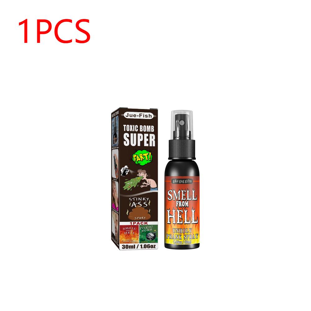 1-5X 30ml Smelly Fart Spray Can Stink Ass-Smelly Stinky Gas Crap Gag Prank Stuff Novelties Joke Halloween Party Supplies
