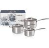 Le Creuset 3-Ply Saucepan Set, 3 Pieces (96209000001000)